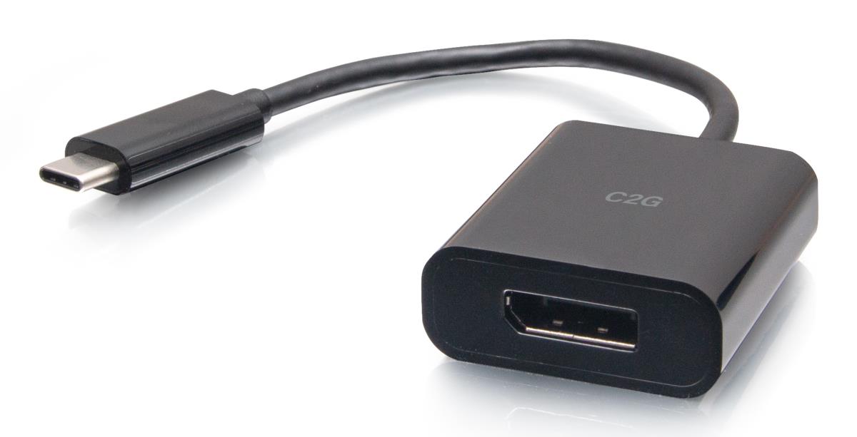 Adapter Converter - USB-C to DisplayPort - 4K 60Hz - Black