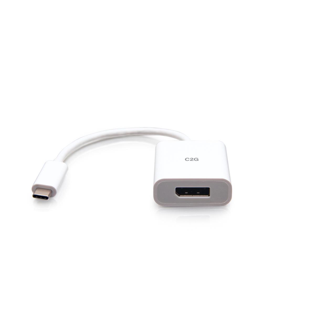 Adapter Converter - USB-C to DisplayPort - 4K 60Hz - White
