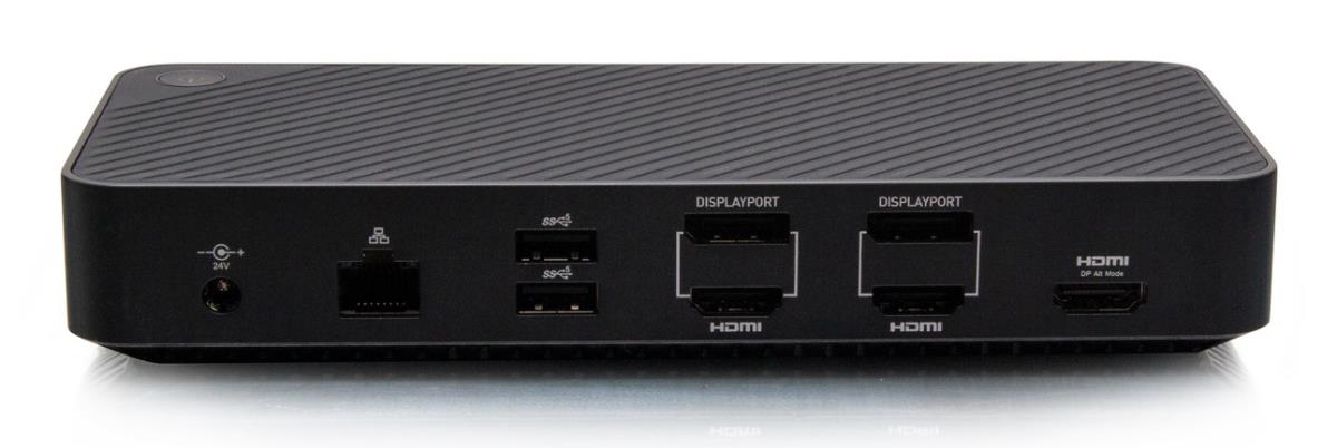 Dual 4k USB A and USB C Hybrid Dock 130w