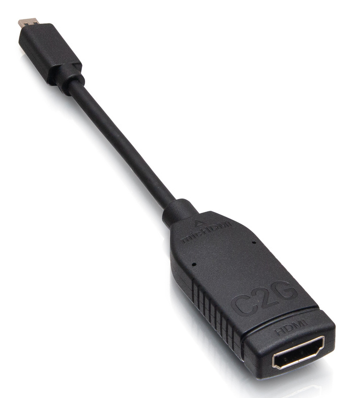 Micro HDMI to HDMI Dongle Adapter Converter