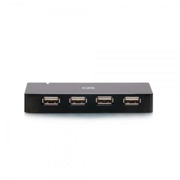 USB-A Hub 4-Port with 5V 2A Power Supply