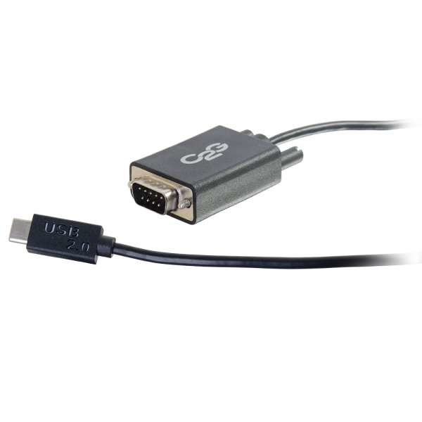 USB 2.0 USB-C to DB9 Serial RS232 Adapter Cable 90cm