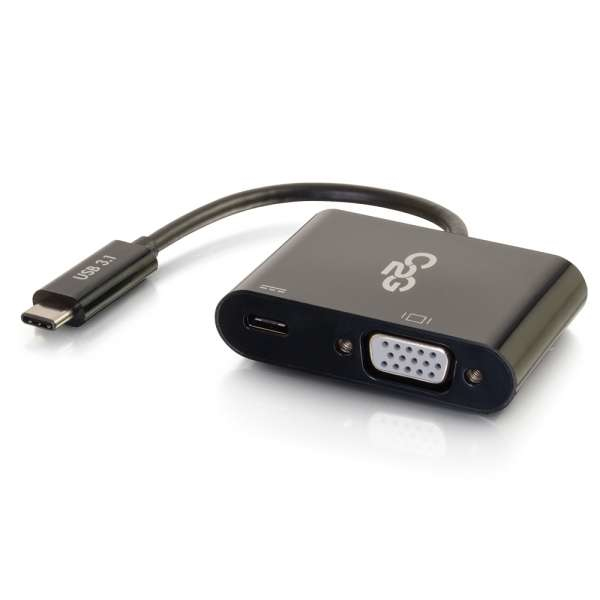 USB-C to VGA Video Multiport Adapter with Power Delivery up to 60W