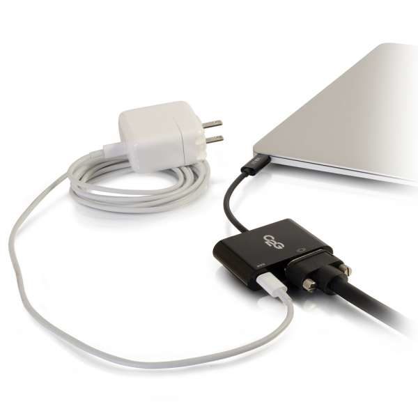 USB-C to VGA Video Multiport Adapter with Power Delivery up to 60W