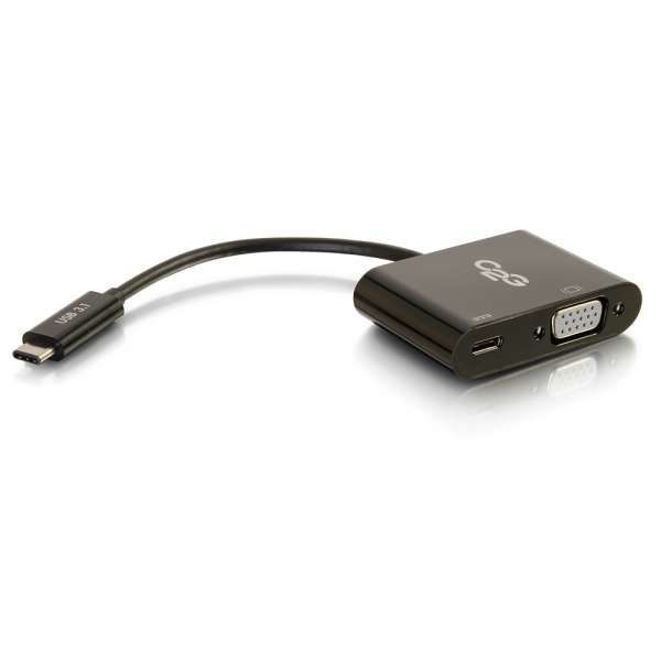 USB-C to VGA Video Multiport Adapter with Power Delivery up to 60W