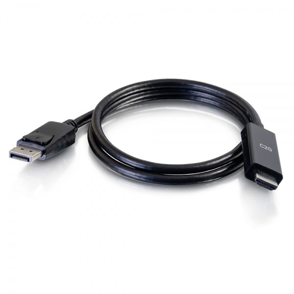 DisplayPort Male to HDMI Male Active Adapter Cable - 4K 60Hz 90cm