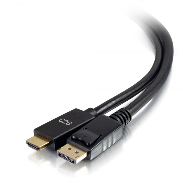 DisplayPort Male to HDMI Male Passive Adapter Cable - 4K 30Hz - 2m