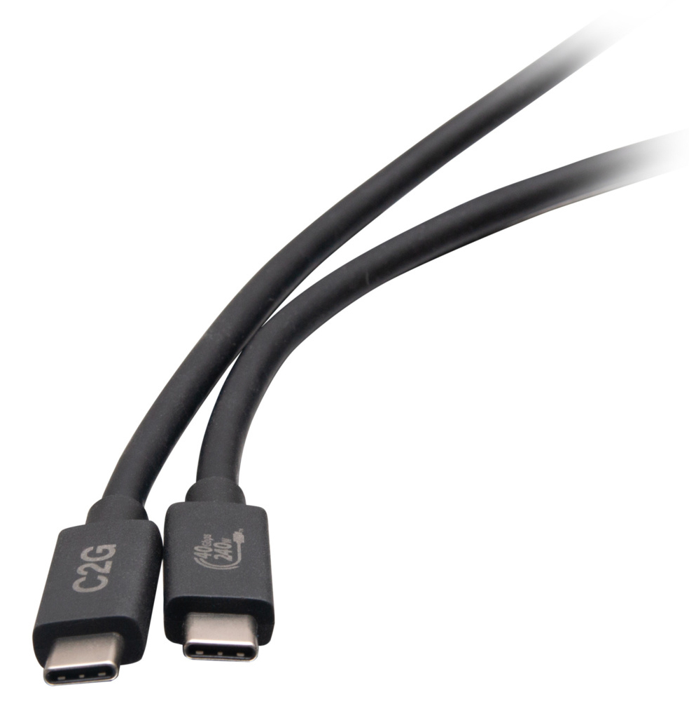 USB 4.0 USB-C To C (48v 5a) 240w Charging Cable-black - 1m