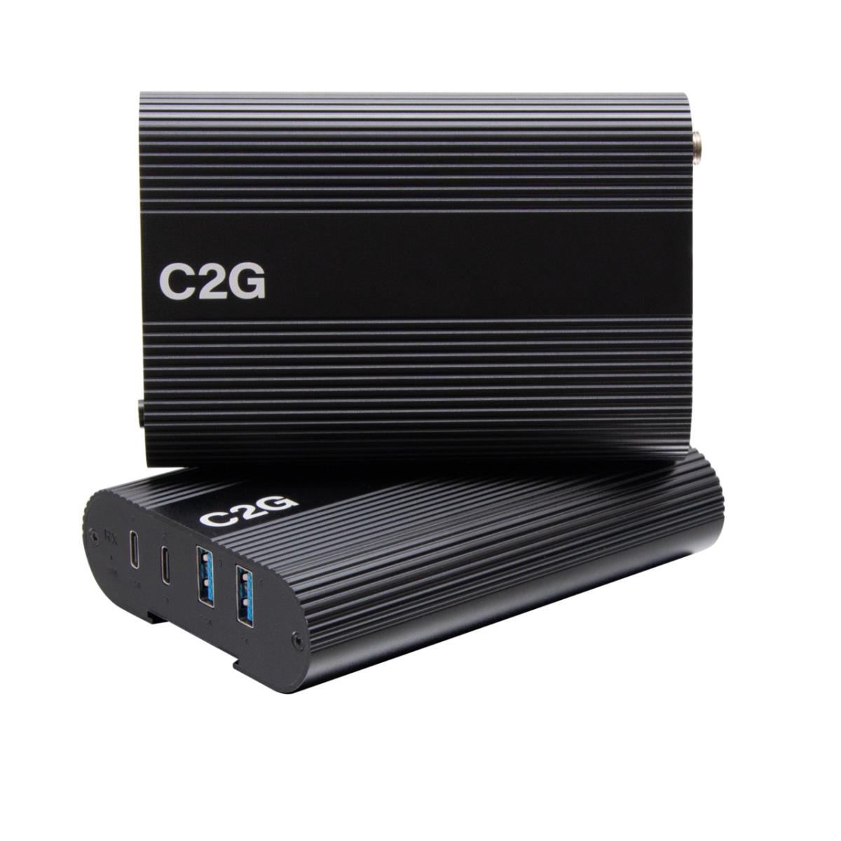 Superbooster 2x4 USB Over CAT6a Extender Switch - USB 3.2 Gen1 (5gbps)