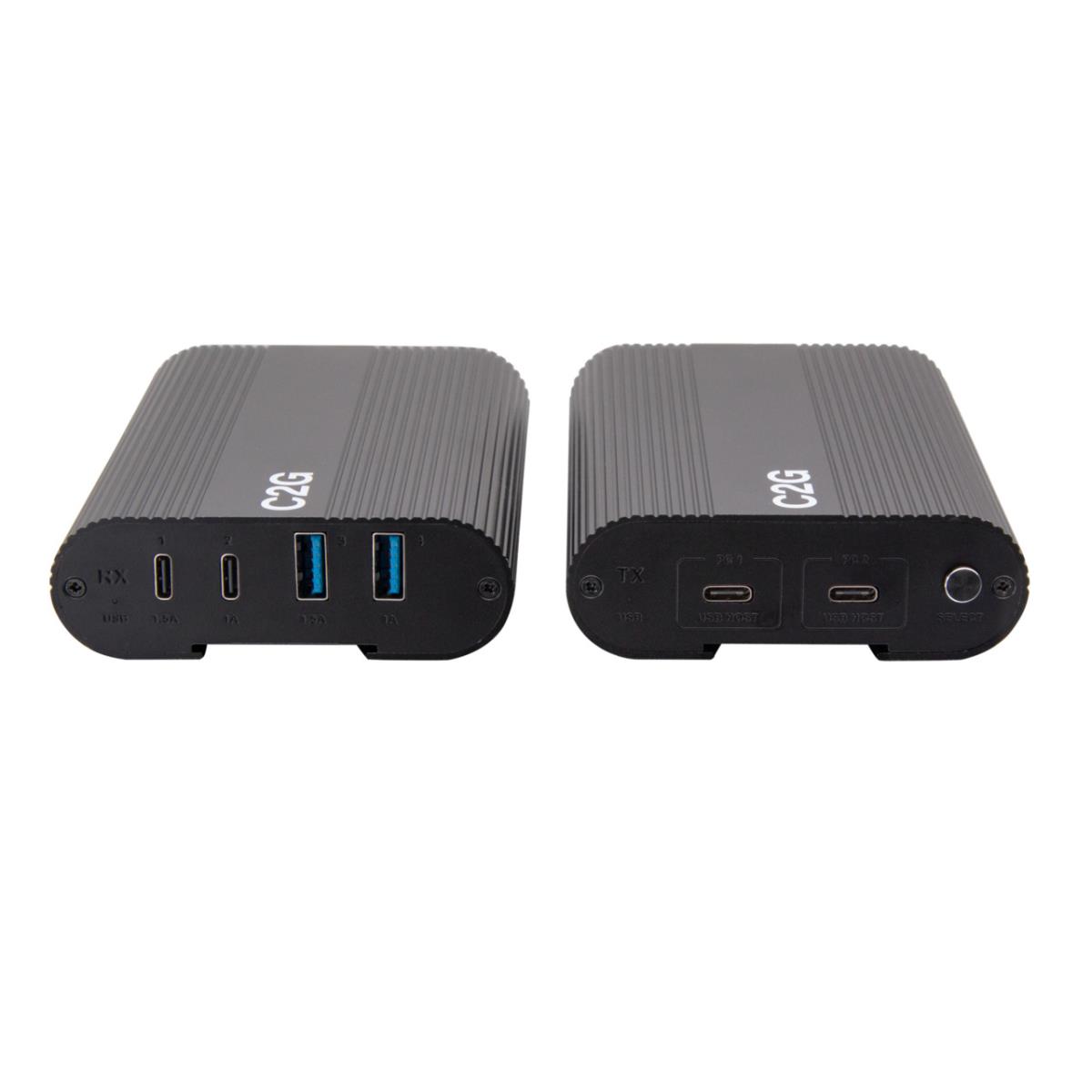 Superbooster 2x4 USB Over CAT6a Extender Switch - USB 3.2 Gen1 (5gbps)