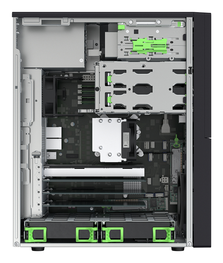 Primergy Tx1310 M5 - Intel Xeon E-2374g - 16GB Ram  - U 3200 1r/DVD-rw+ - 2xhd SATA 2TB / Kit - Tpm 2.0 Module