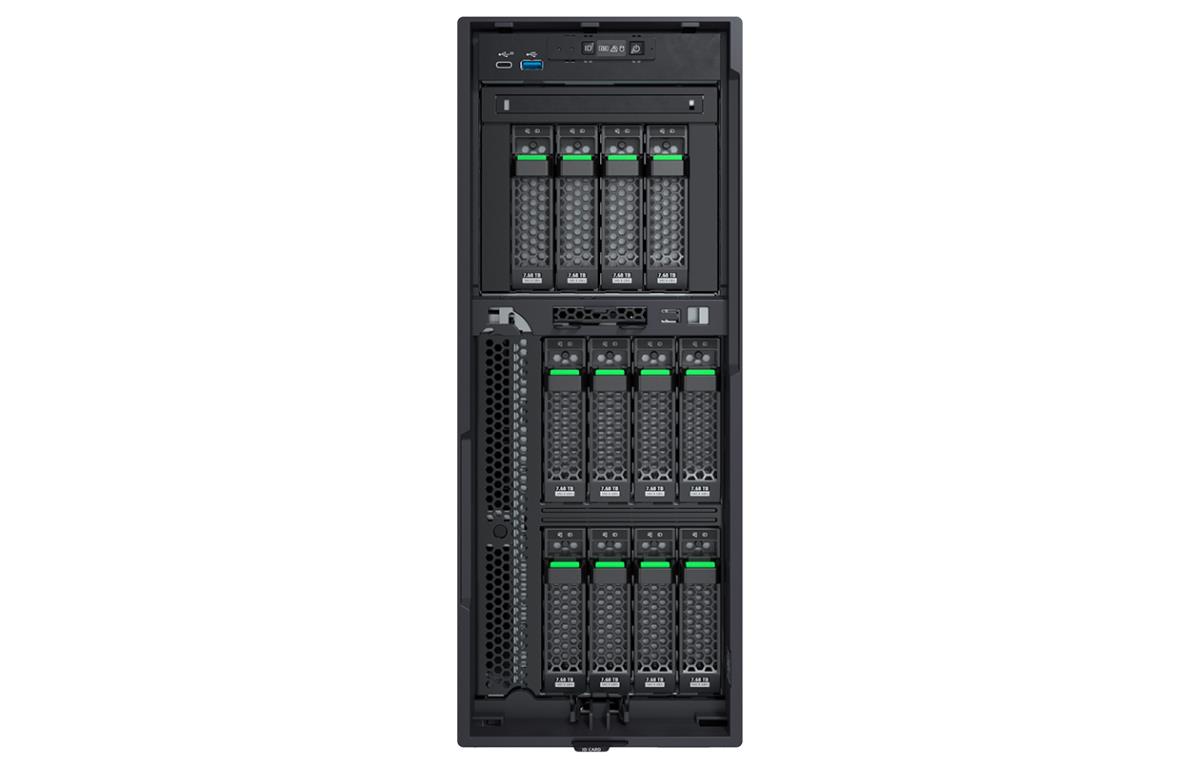 Primergy Tx1330 M5 Tower Server Black - Xeon E-2388g - 32GB Ram - No HDD