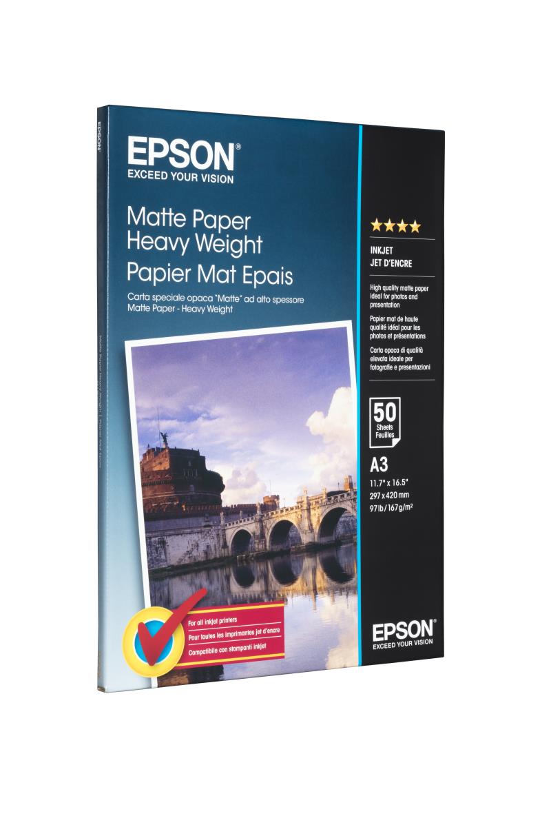 Paper Matte Heavyweight A3 50-sheet (c13s041261)
