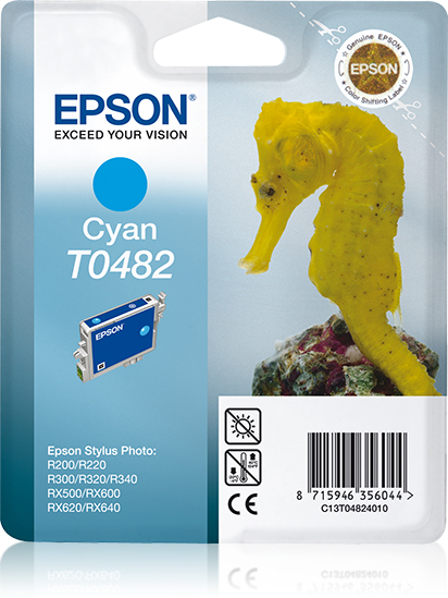 Ink Cartridge -  T0482 - Cyan