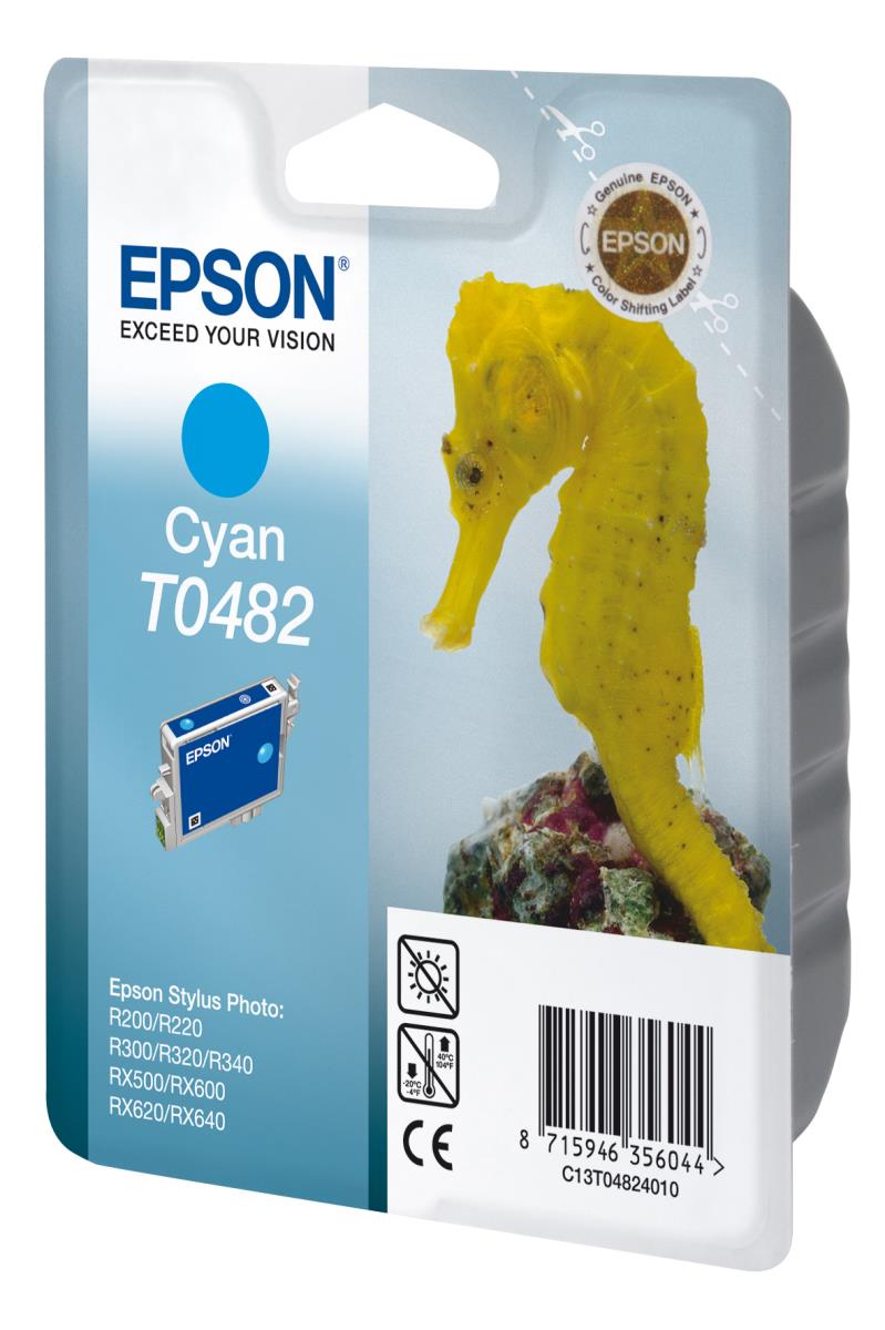 Ink Cartridge -  T0482 - Cyan
