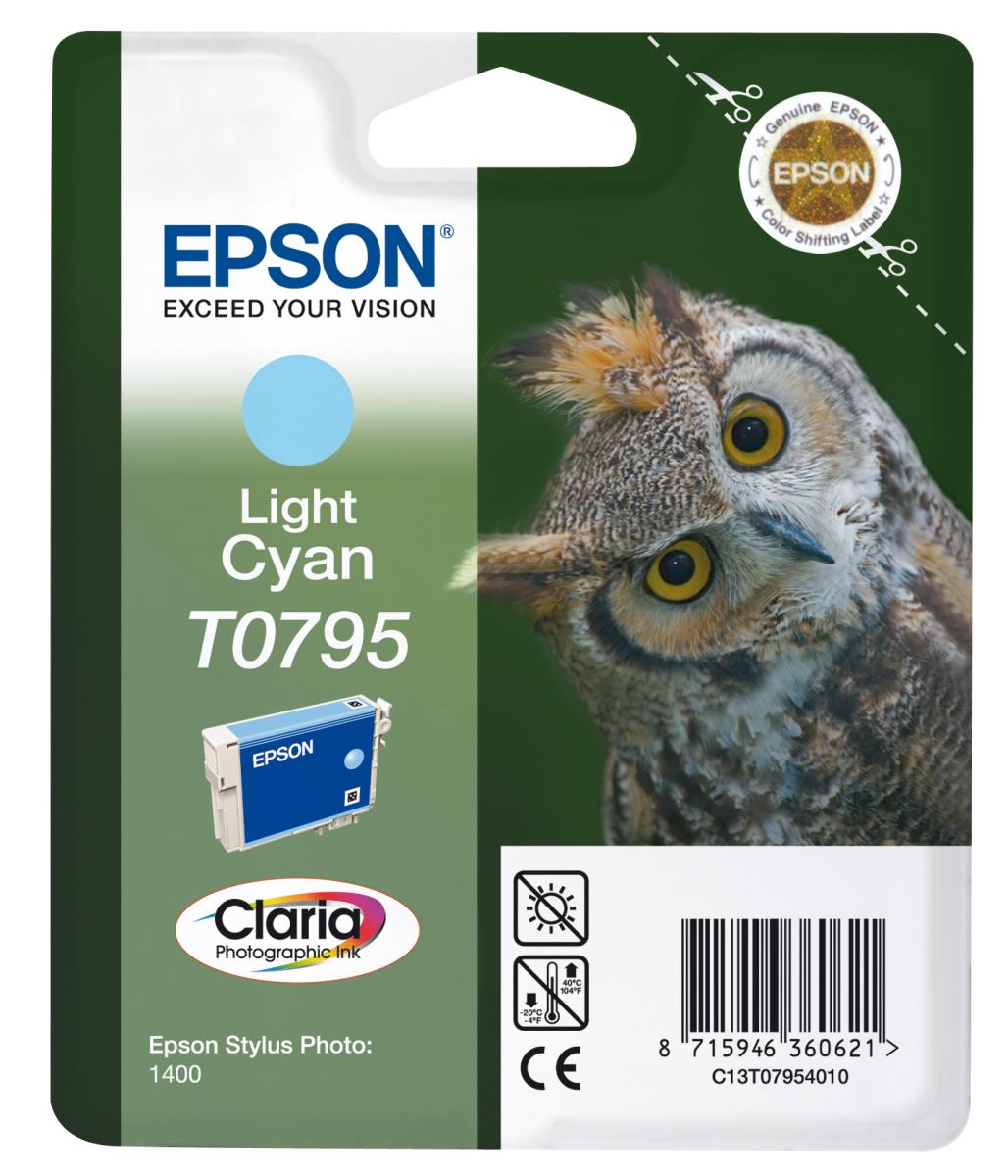 Ink Cartridge - T0795 Owl - 11.1ml - Light Cyan