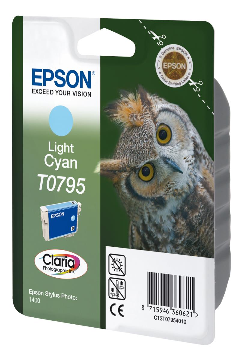 Ink Cartridge - T0795 Owl - 11.1ml - Light Cyan