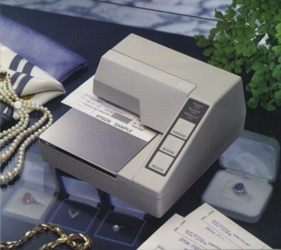 Tm-u295 - Slip Printer - Dot Matrix - 210mm - Serial - White