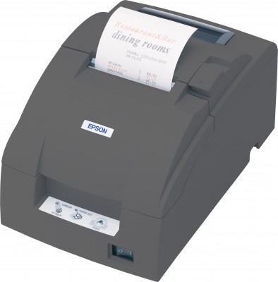 Tm-u220b - Color Receipt Printer - Dot Matrix - 76mm - Serial (c31c514057)