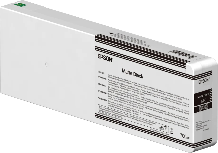 Ink Cartridge - T55k80n - 700ml - Singlepack Ultrachrome Hdx/hd - Matte Black