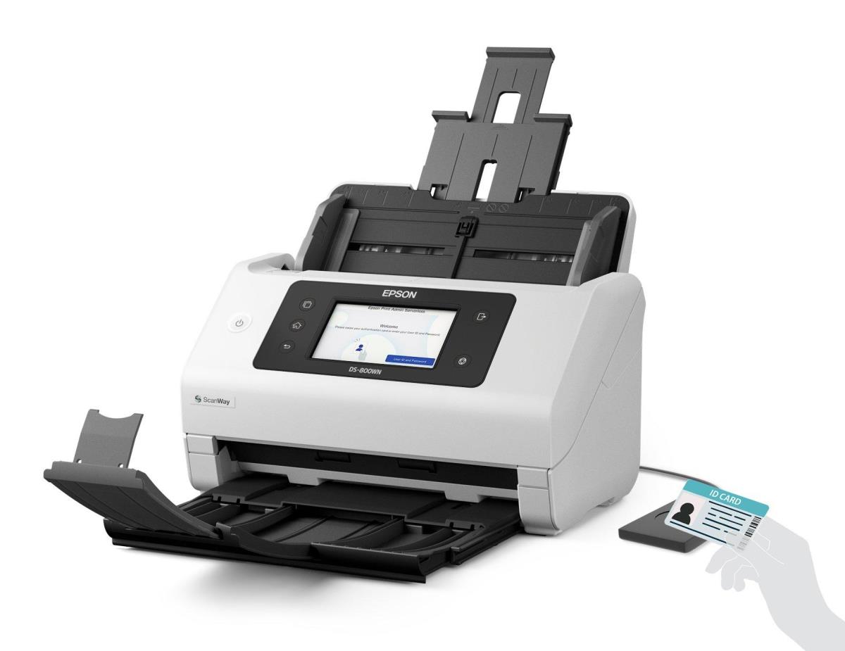 Workforce Ds-800wn - Compact Wi-Fi Scanner - A4 - 600 Dpi - USB 3.2/ Wi-Fi