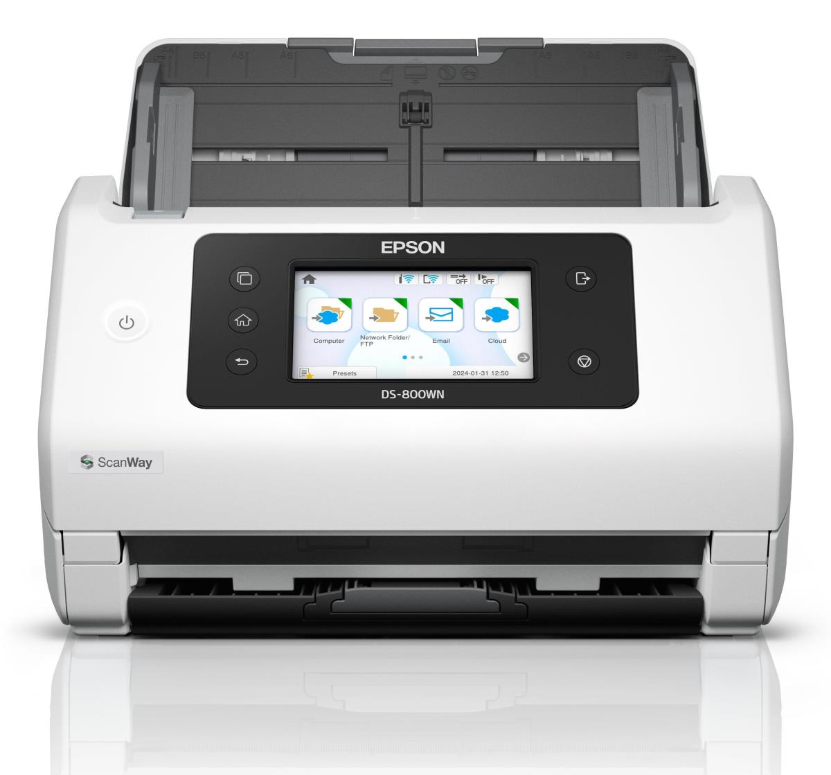 Workforce Ds-800wn - Compact Wi-Fi Scanner - A4 - 600 Dpi - USB 3.2/ Wi-Fi