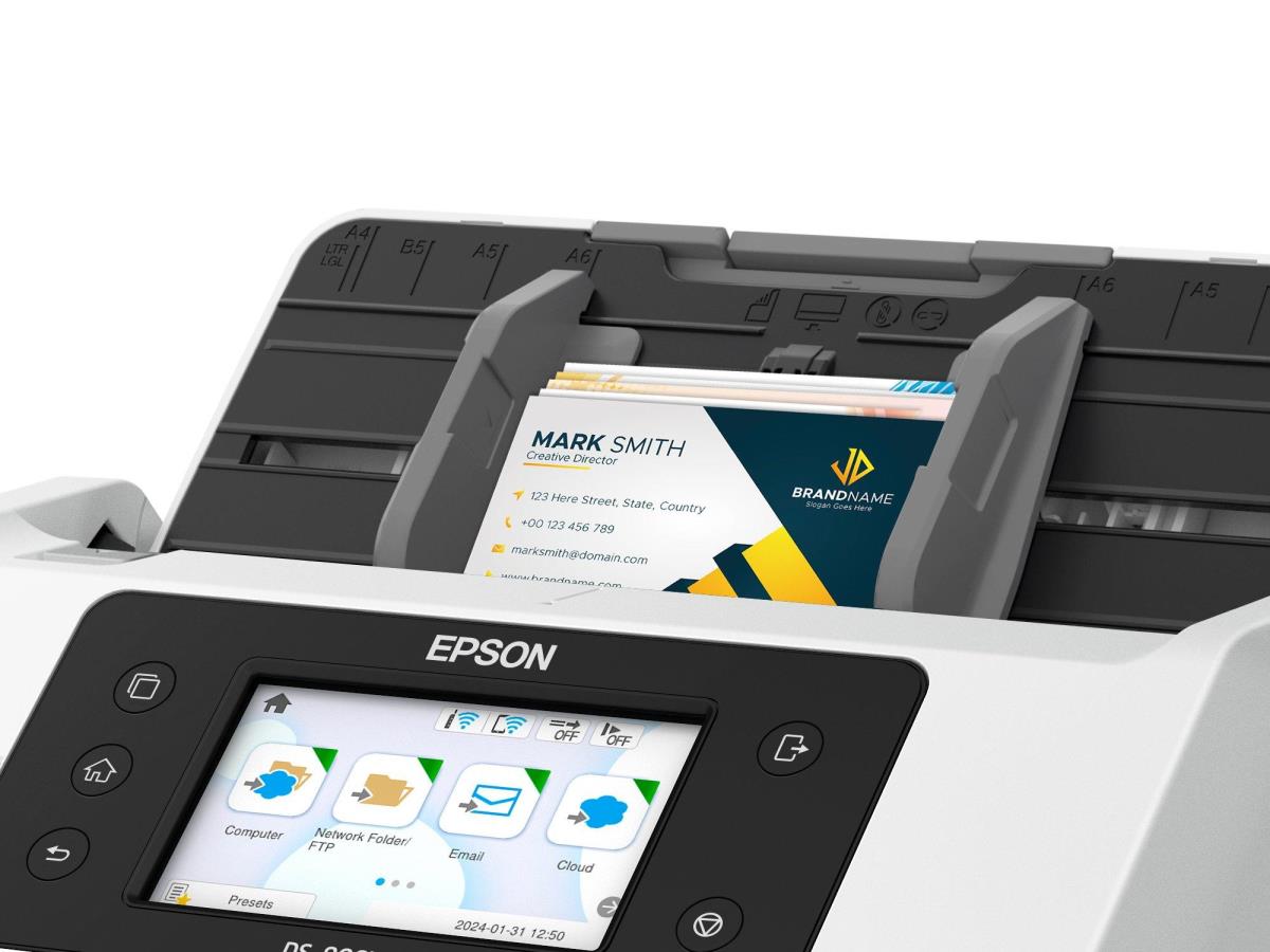 Workforce Ds-800wn - Compact Wi-Fi Scanner - A4 - 600 Dpi - USB 3.2/ Wi-Fi