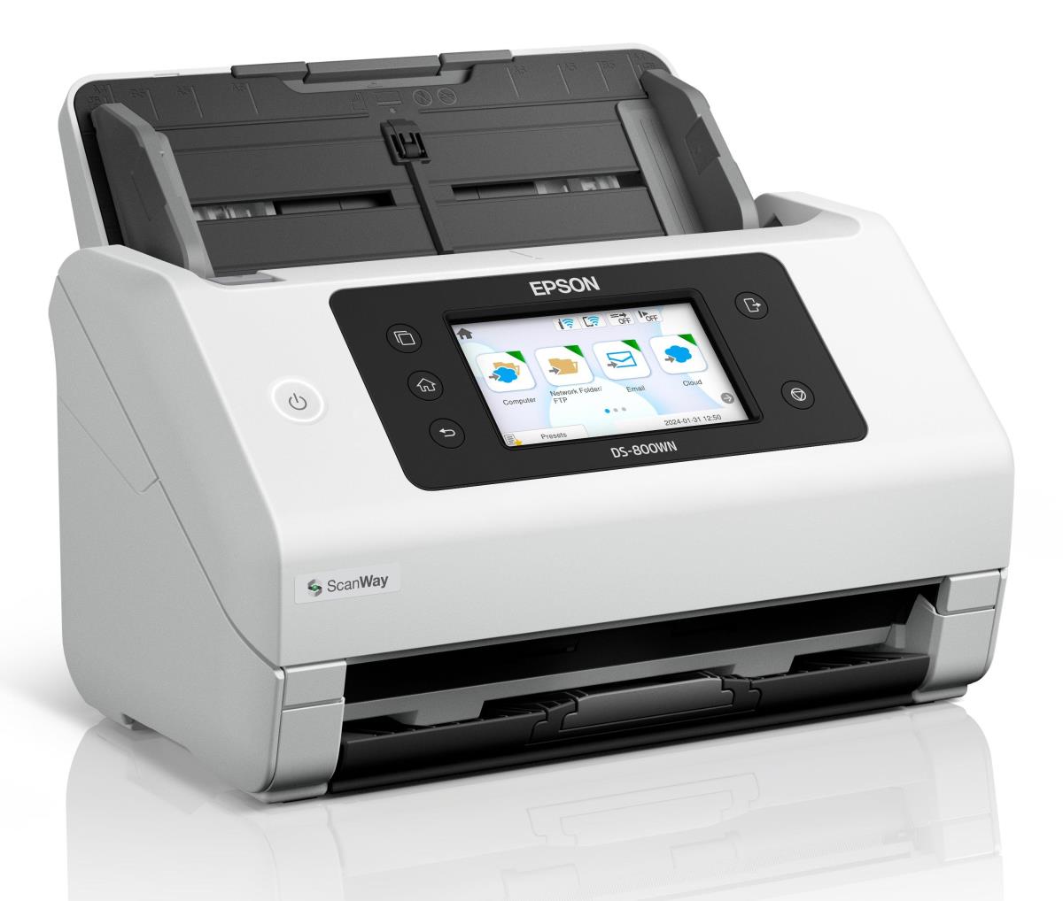 Workforce Ds-800wn - Compact Wi-Fi Scanner - A4 - 600 Dpi - USB 3.2/ Wi-Fi