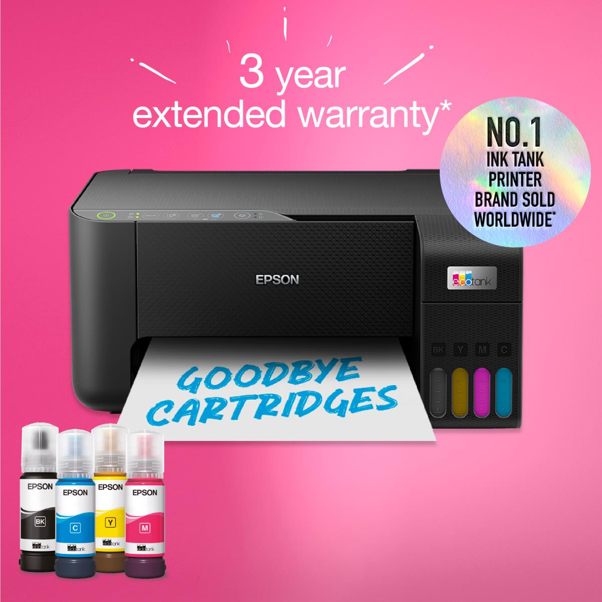 Ecotank Et-2862 - Multifunction Printer - Inkjet - A4 - Wi-Fi/ USB