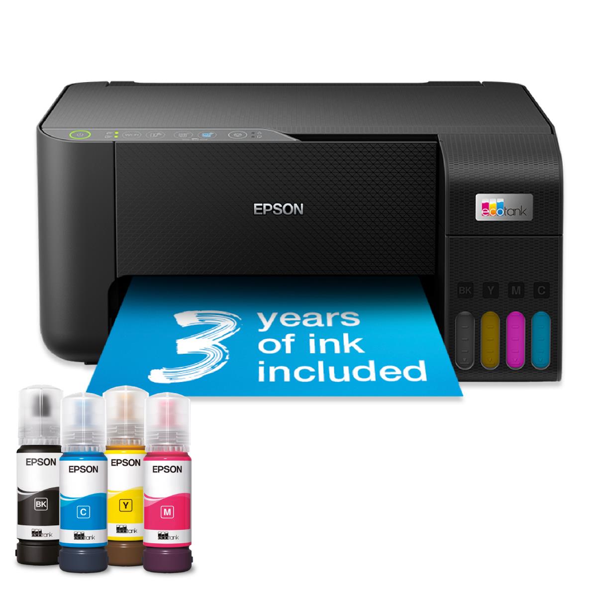 Ecotank Et-2862 - Multifunction Printer - Inkjet - A4 - Wi-Fi/ USB
