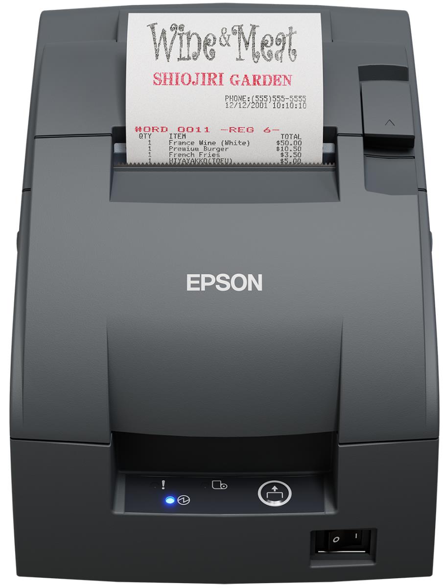 Tm-u220iib (142f3) - Receipt Printer - Dot Matrix - Ethernet Ps Ne Sensor Edg Erc38b