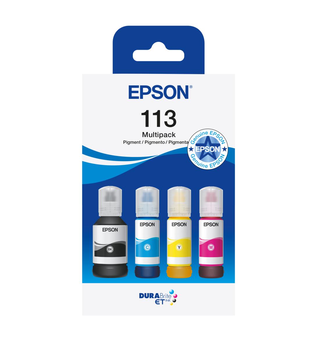 Ink Bottle - 113 Ecotank - 4-colour Multipack