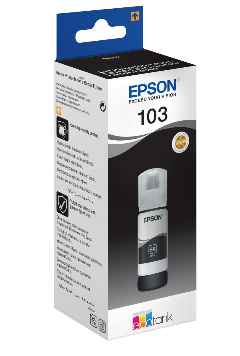 Ink Bottle - 103 Ecotank - 65ml- Black