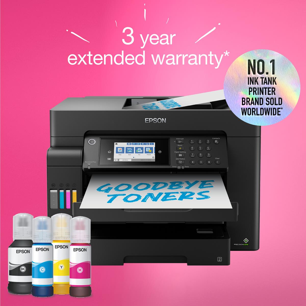 Ecotank Pro Et-16605 - Color Multifunction Printer - Inkjet - A3 - USB / Ethernet / Wi-Fi