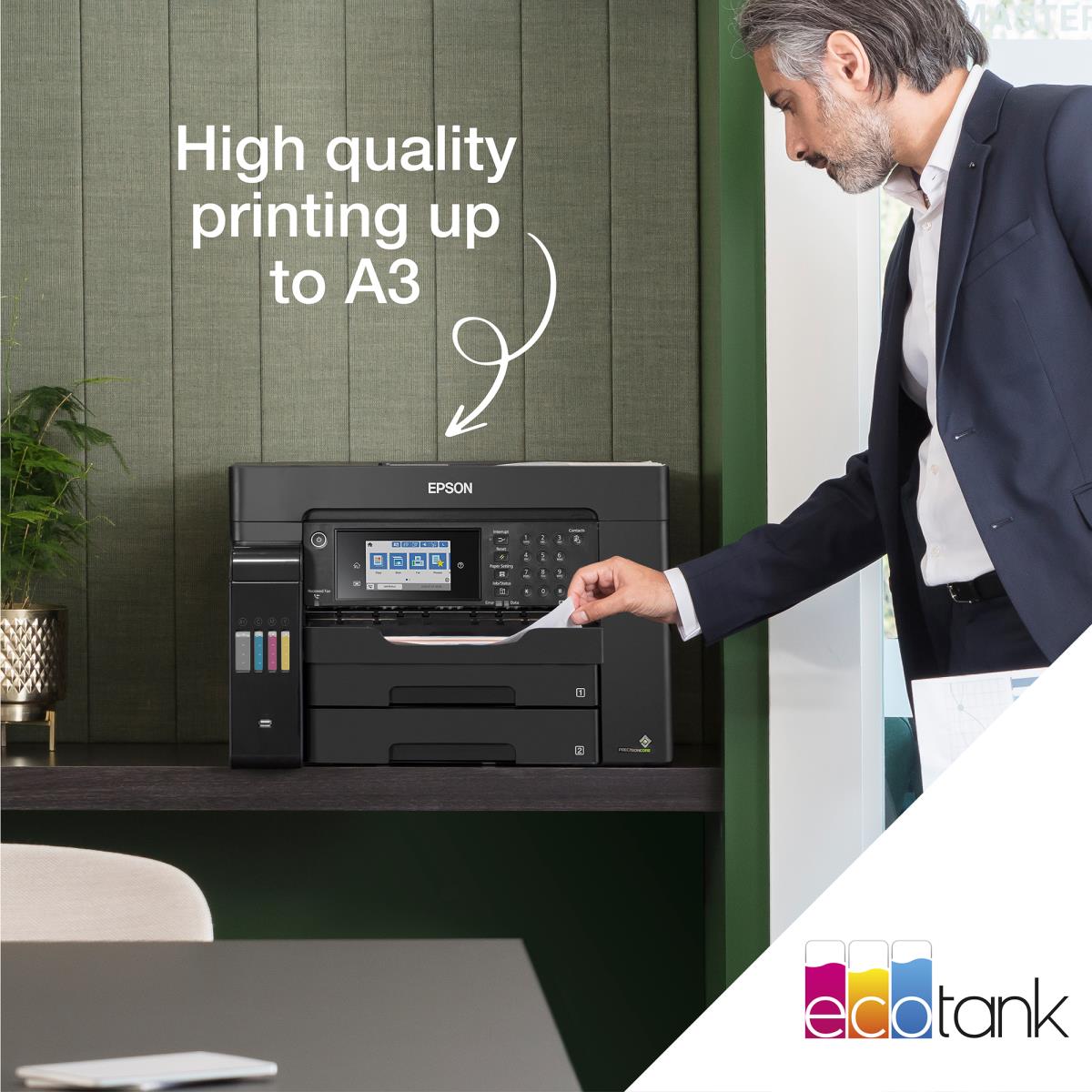 Ecotank Pro Et-16605 - Color Multifunction Printer - Inkjet - A3 - USB / Ethernet / Wi-Fi