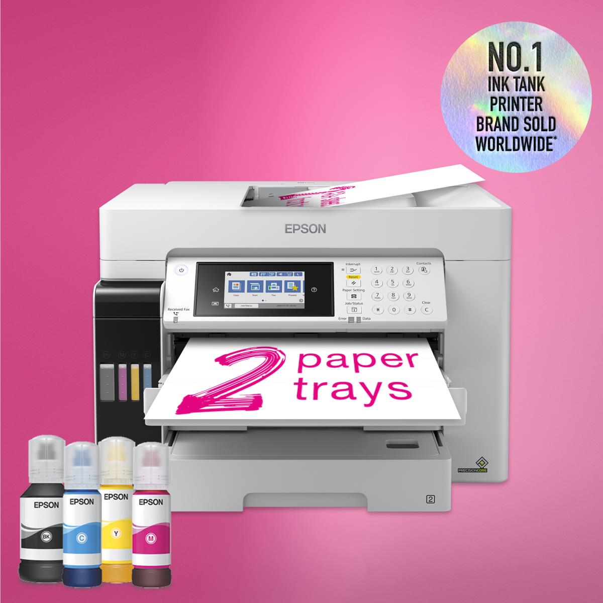 Ecotank Pro Et-16685 - Color Multifunction Printer - Inkjet - A3 - USB / Ethernet / Wi-Fi