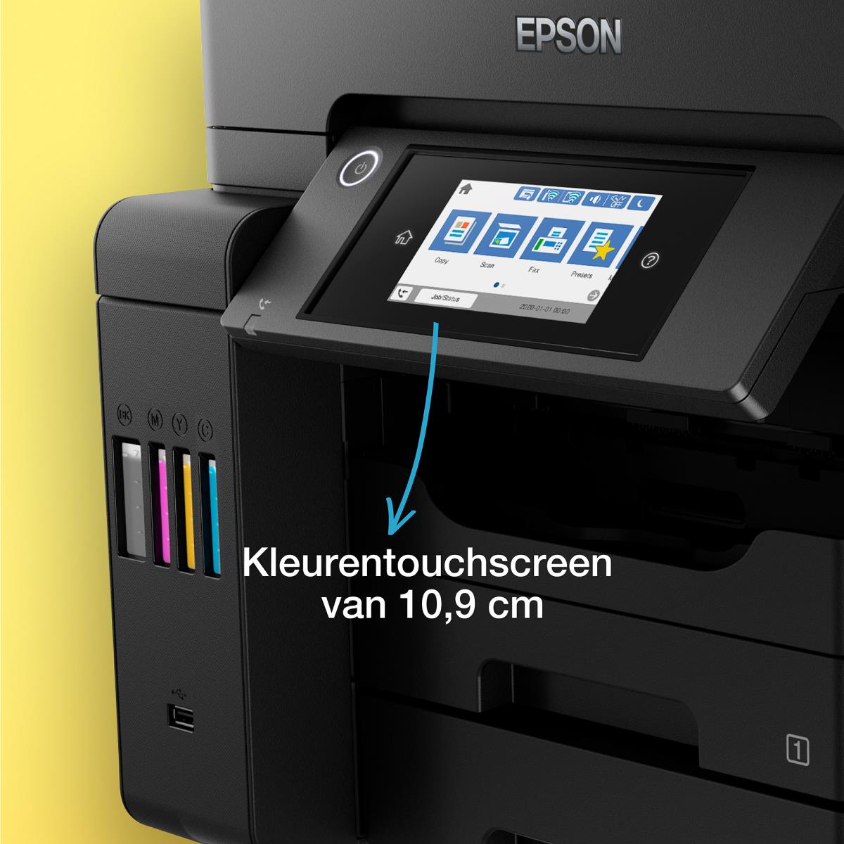 Ecotank Pro Et-5855 - Multifunction Printer - Inkjet - A4 - USB / Wi-Fi