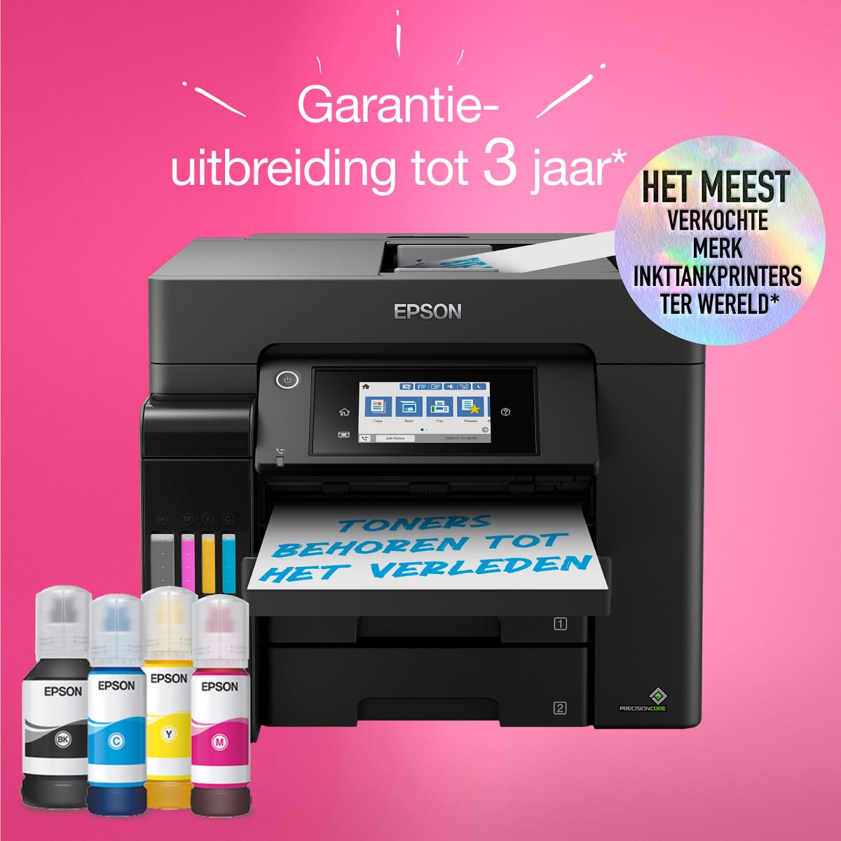 Ecotank Pro Et-5855 - Multifunction Printer - Inkjet - A4 - USB / Wi-Fi