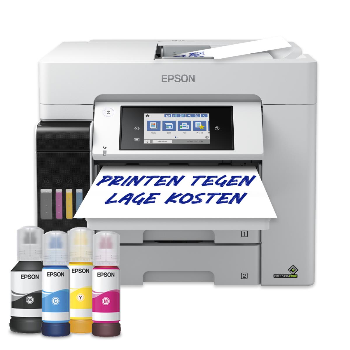 Ecotank Pro Et-5885 - Multifunction Printer - Inkjet - A4 - USB / Ethernet / Wi-Fi