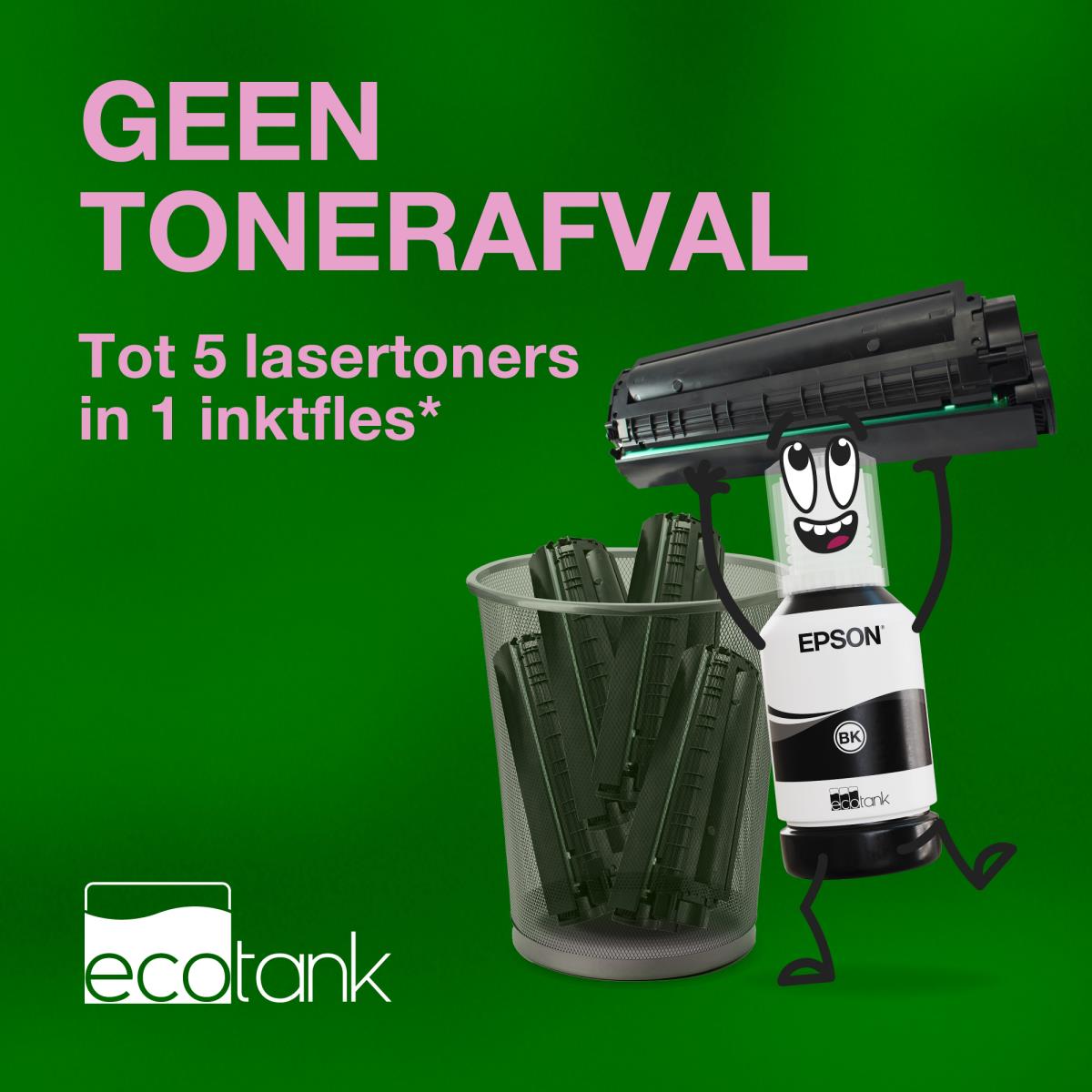 Ecotank Et-m1180b - Monochrome Printer - Inkjet - A4 - USB / Ethernet / Wi-Fi