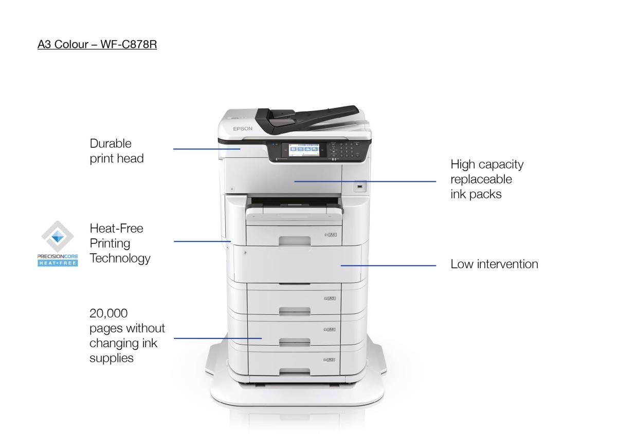 Optional Printer Stand For Wf-c878r & Wf-c879r Multifunction Color Printers