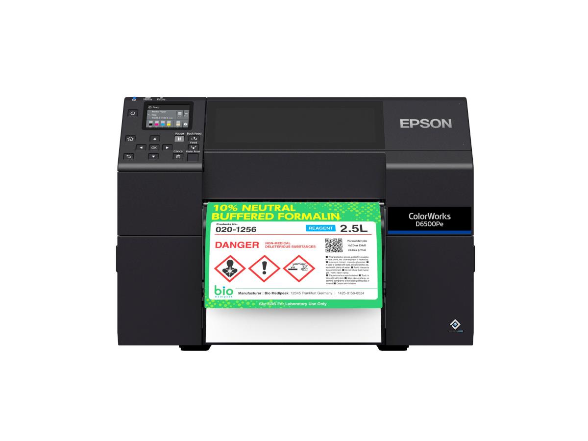 Colorworks D6500pe -  Industrial Colour Label Printer - Inkjet - 25.4 - 215.9mm