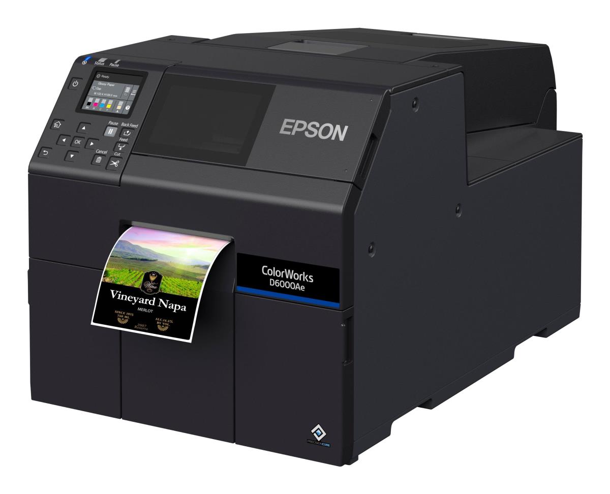 Colorworks D6000ae -  Industrial Colour Label Printer - Inkjet - 50 - 112 Mm