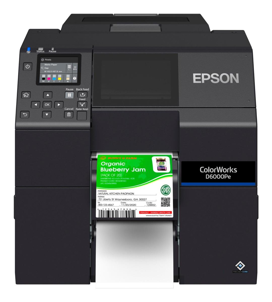 Colorworks D6000pe -  Industrial Colour Label Printer - Inkjet - 50 - 112 Mm