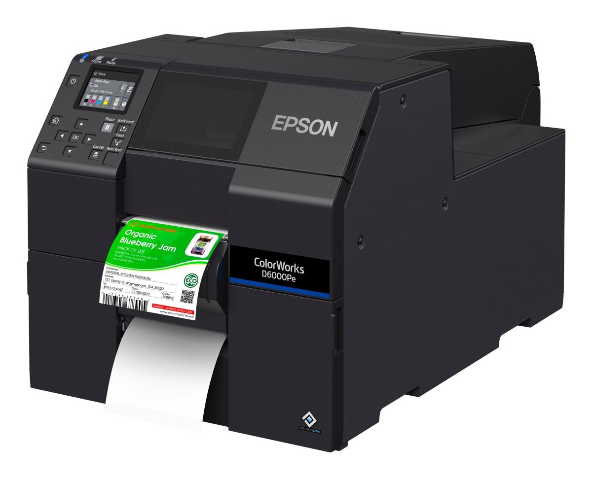 Colorworks D6000pe -  Industrial Colour Label Printer - Inkjet - 50 - 112 Mm