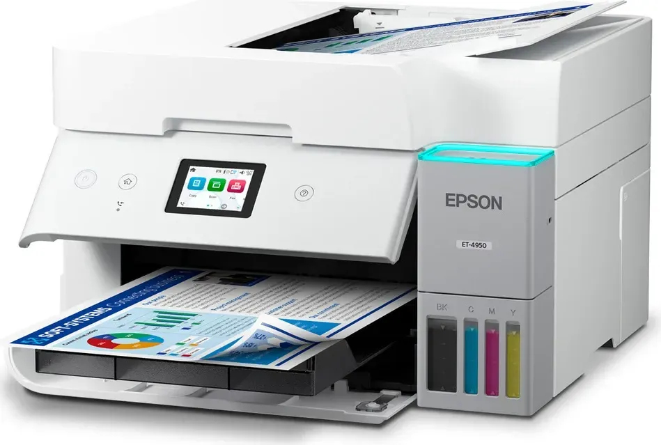 Ecotank Et-4956 - Color Multifunction Printer - Inkjet - A4 - USB/ Ethernet/ Wi-Fi