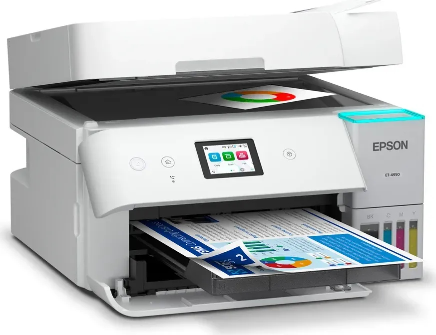 Ecotank Et-4956 - Color Multifunction Printer - Inkjet - A4 - USB/ Ethernet/ Wi-Fi