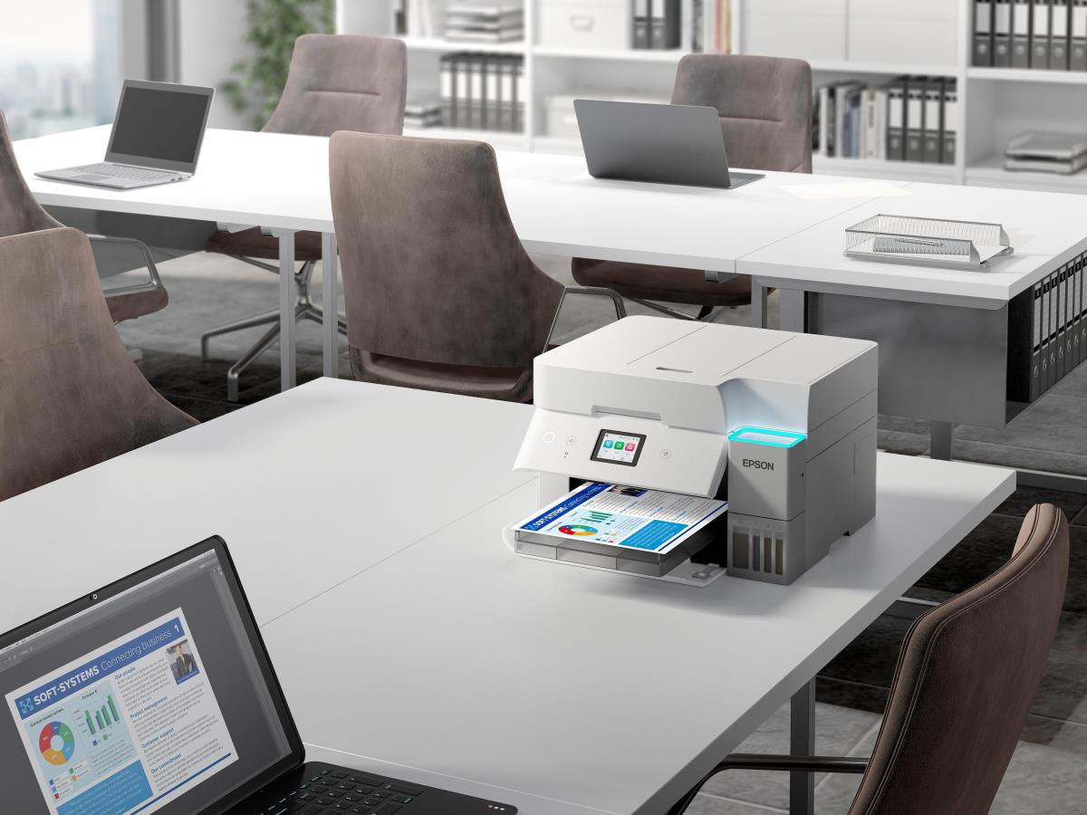 Ecotank Et-4956 - Color Multifunction Printer - Inkjet - A4 - USB/ Ethernet/ Wi-Fi