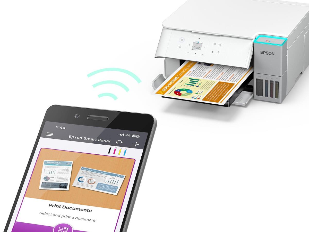 Ecotank Et-2956 - Multifunction Printer - Inkjet - A4 - Wi-Fi/ USB