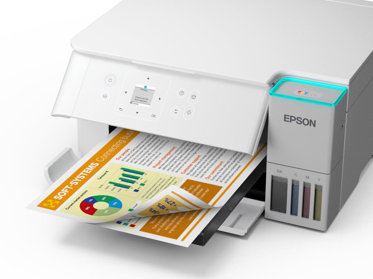 Ecotank Et-2956 - Multifunction Printer - Inkjet - A4 - Wi-Fi/ USB
